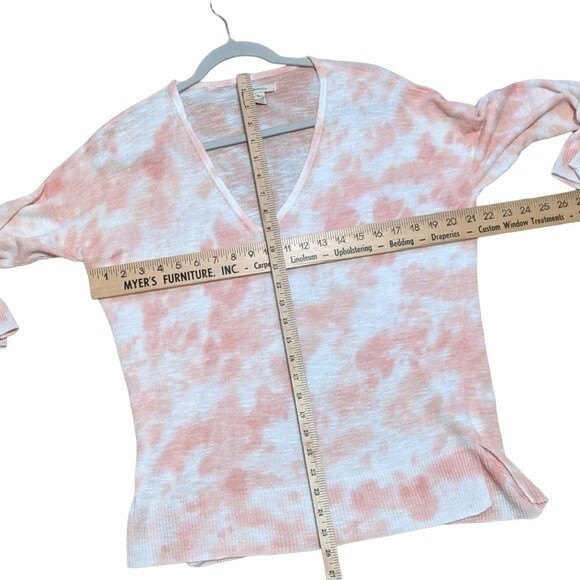 GH Bass & Co light weight v-neck sweater tie dye transitional large - Picture 4 of 5